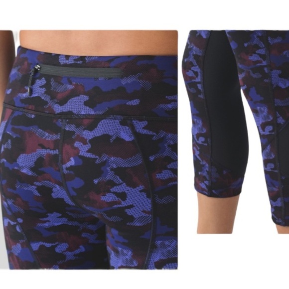 Lululemon Purple Camo Leggings EUC - Picture 5 of 10